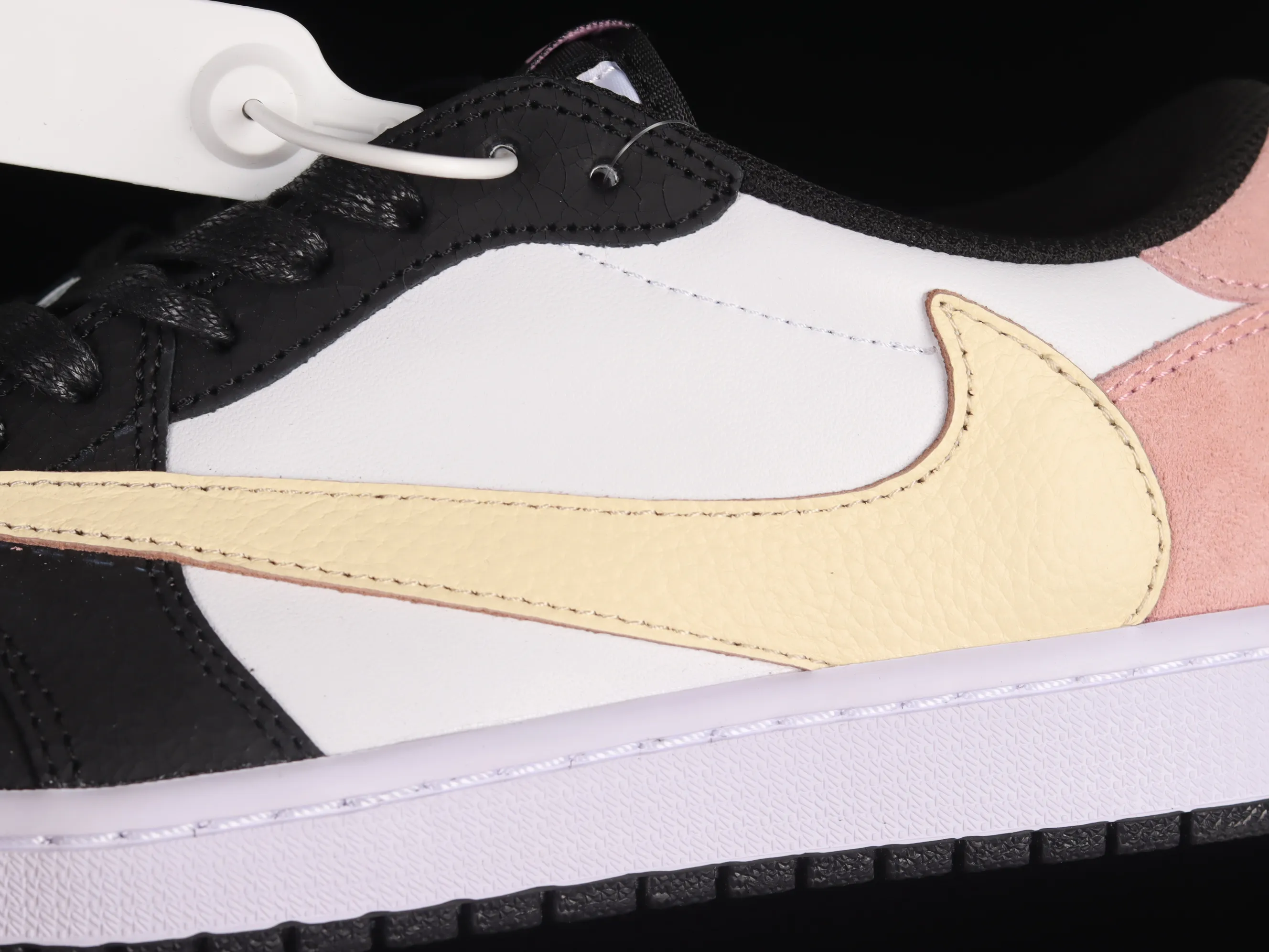 All categories Air Jordan Jordan series basketball shoes Air Jordan 1 Low Travis Scott x Air Jordan 1 Low OG AJ1 Joe 1 black pink undercut DM7866-066